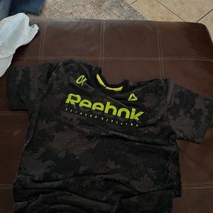 Reebok Fitness Division Thermal Camouflage Shirt Regular Fit Size S Small